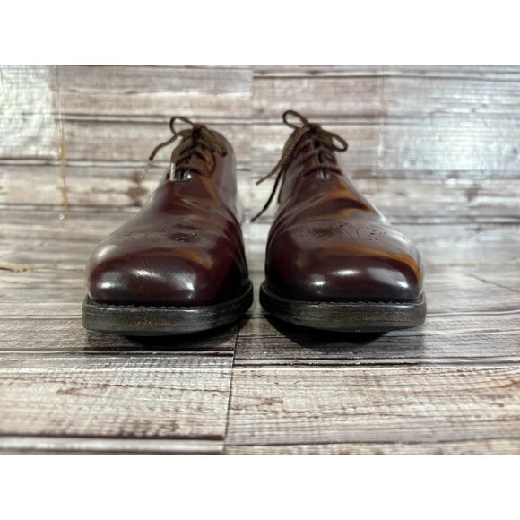 Sanders of England Finsbury Wholecut Dress Shoes Mens SZ 10.5 EE color Burgundy main image 8